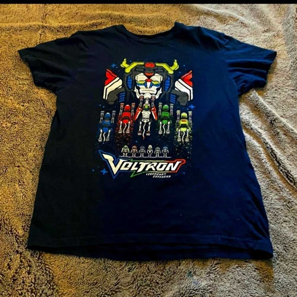 VOLTRON Legendary Black Crewneck T-Shirt Lootwear… - image 1