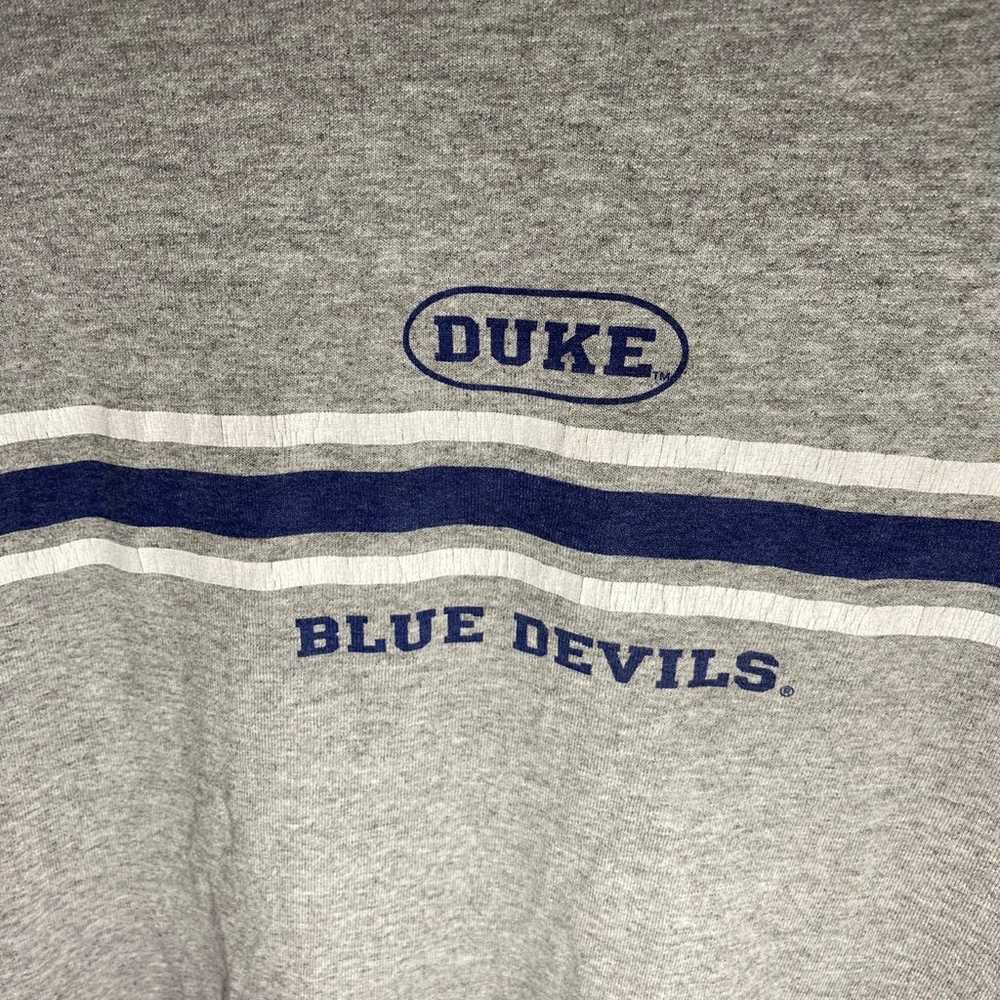 Vintage 90s Duke Blue Devils Long Sleeve Shirt Ad… - image 2