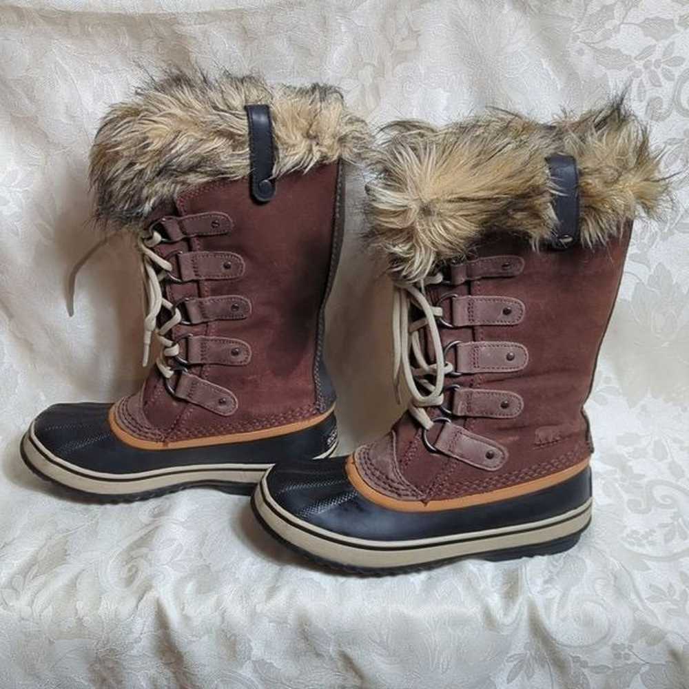 Sorel Joan of Arc Brown Waterproof Leather and Su… - image 5