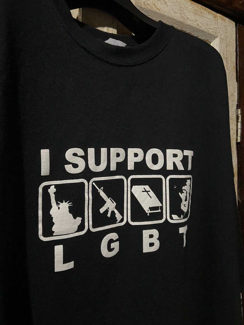 Vintage Y2k i support LGBT (Liberty, Gun Rights, … - image 1