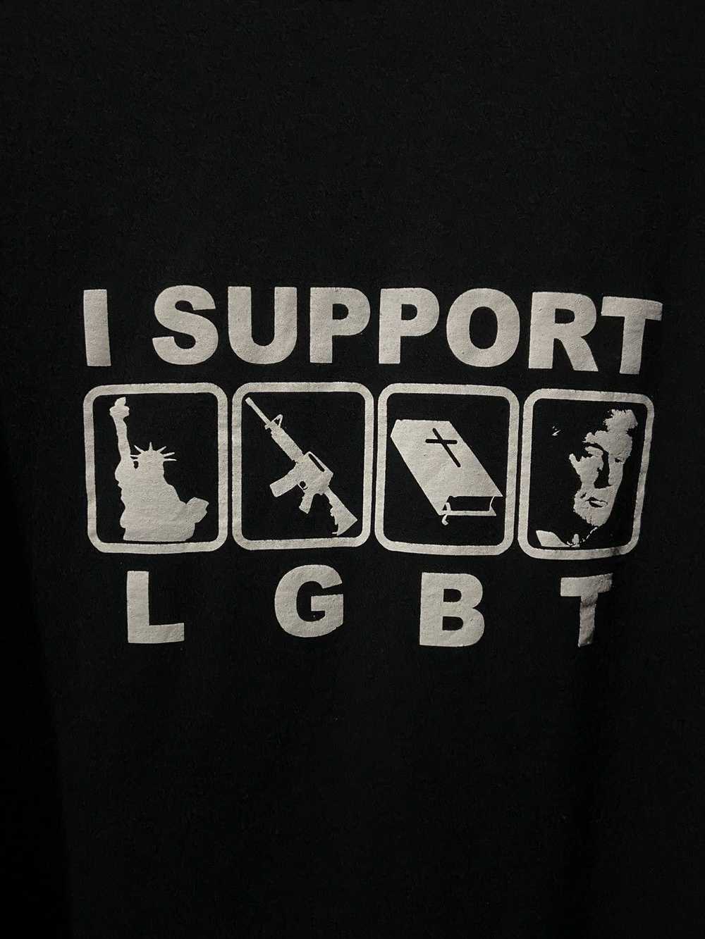 Vintage Y2k i support LGBT (Liberty, Gun Rights, … - image 3