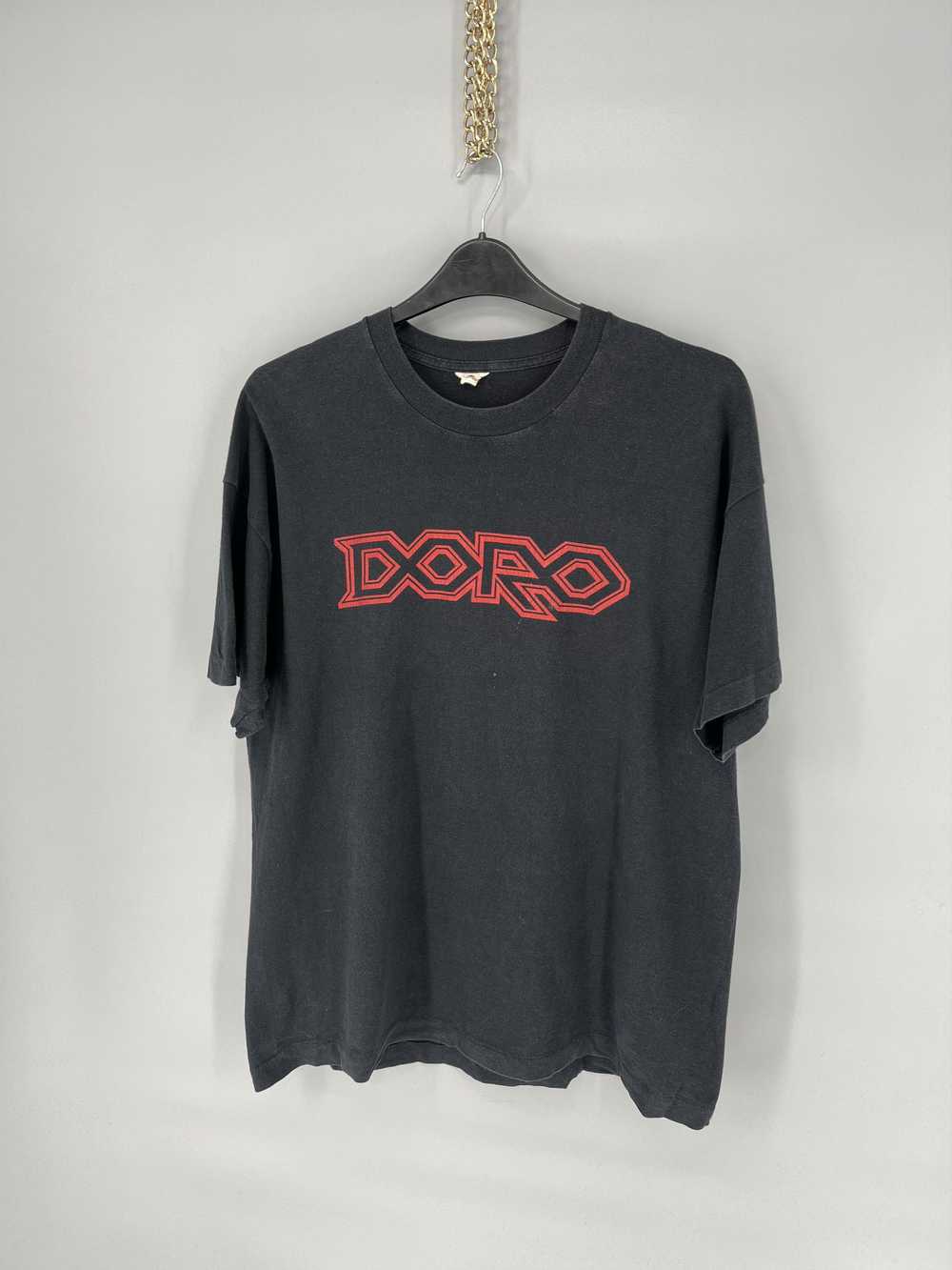 Band Tees × Rock T Shirt × Vintage doro pesch t s… - image 3