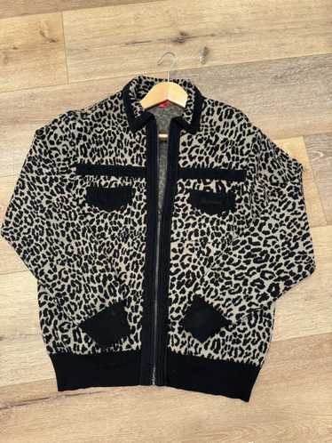 Supreme Supreme Suede Ripped Leopard Knit