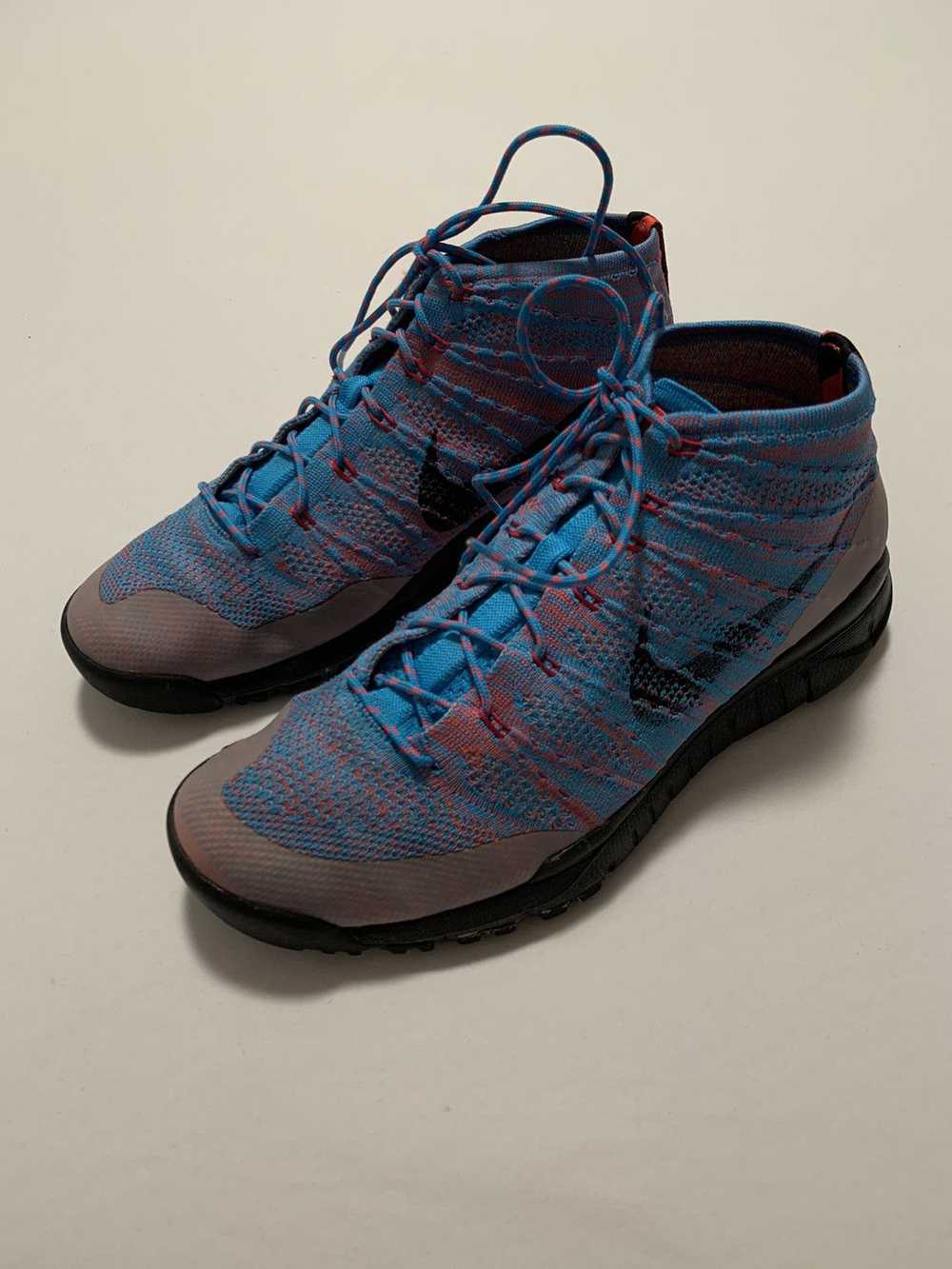 Nike Flyknit Trainer Chukka SFB Blue Lagoon Black… - image 2