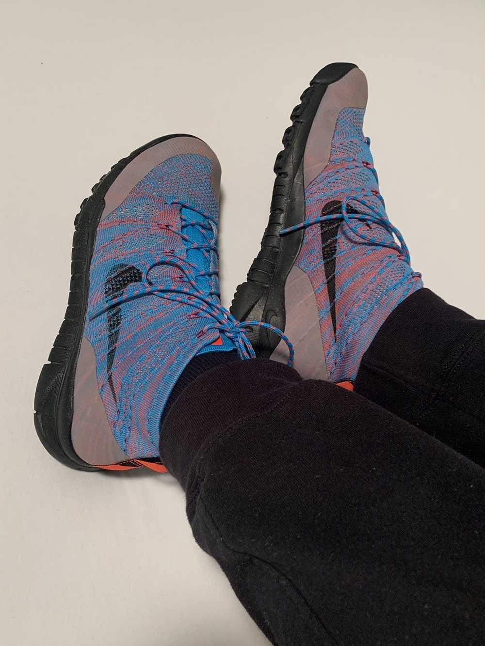 Nike Flyknit Trainer Chukka SFB Blue Lagoon Black… - image 3