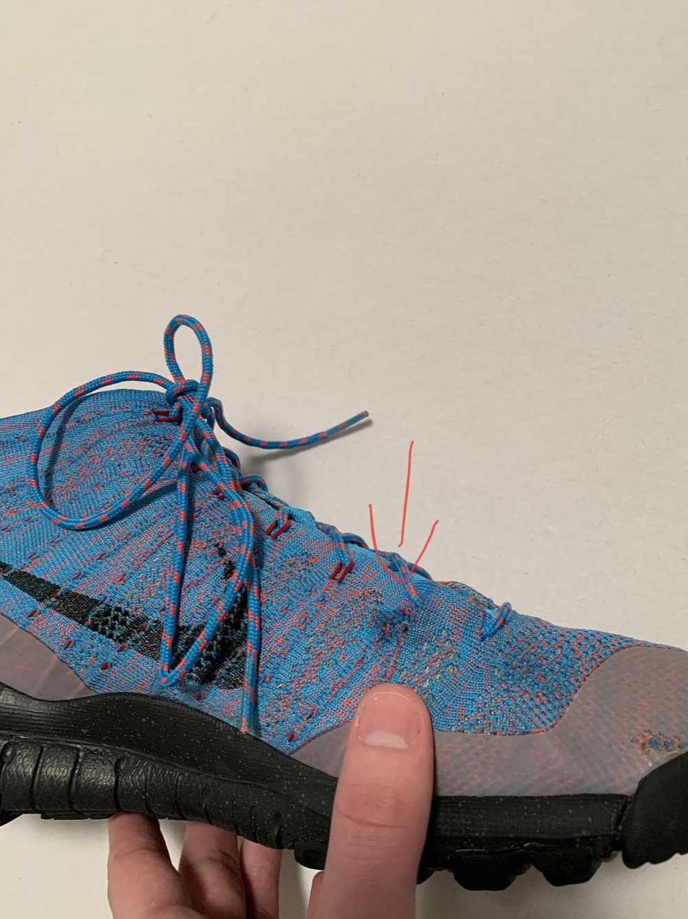 Nike Flyknit Trainer Chukka SFB Blue Lagoon Black… - image 9