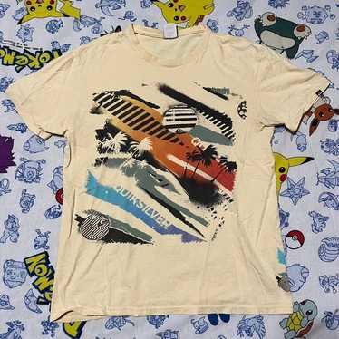 Vintage Y2k Quiksilver Yellow Surfing Shirt