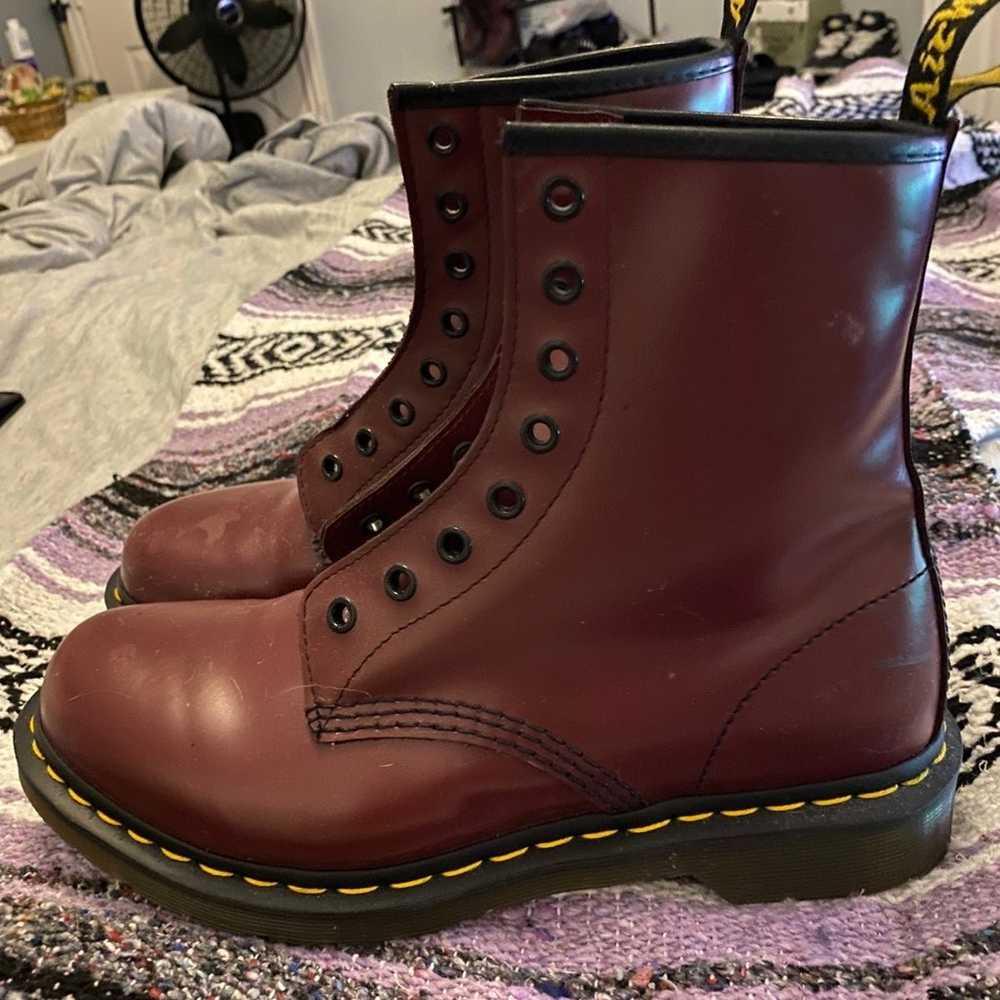 Dr. Martens 1460 Smooth Boots in Cherry Red - image 1