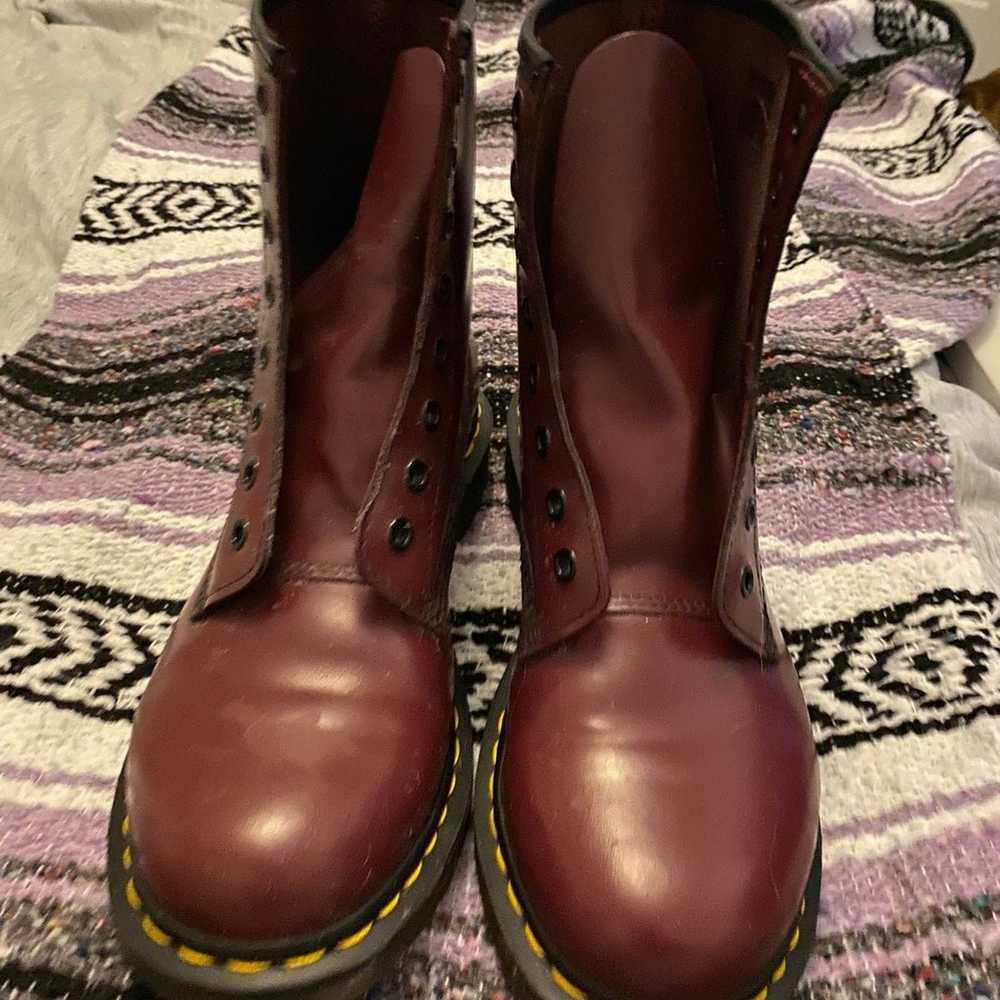 Dr. Martens 1460 Smooth Boots in Cherry Red - image 2