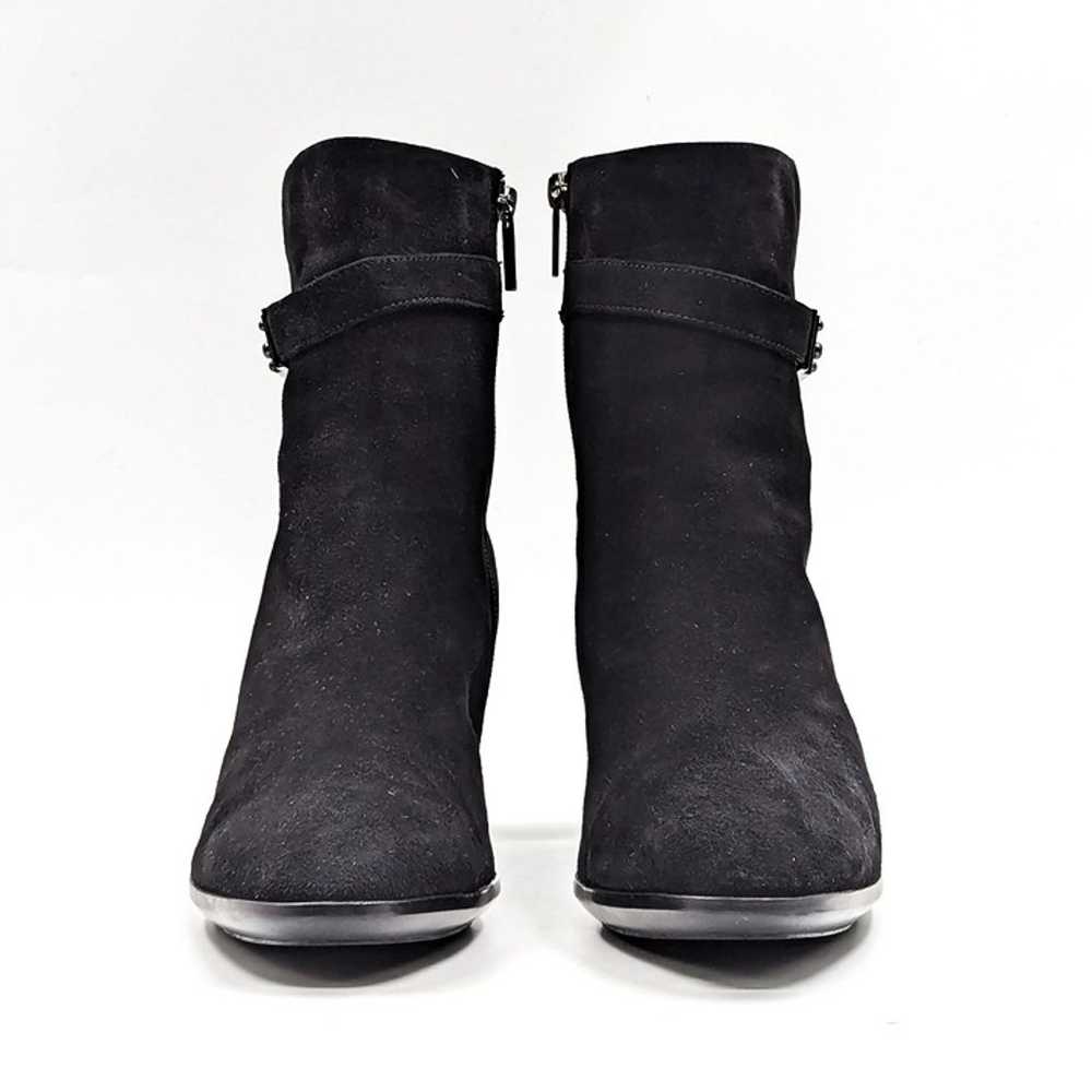 Aquatalia Danele Weatherproof Black Suede Dressy … - image 2