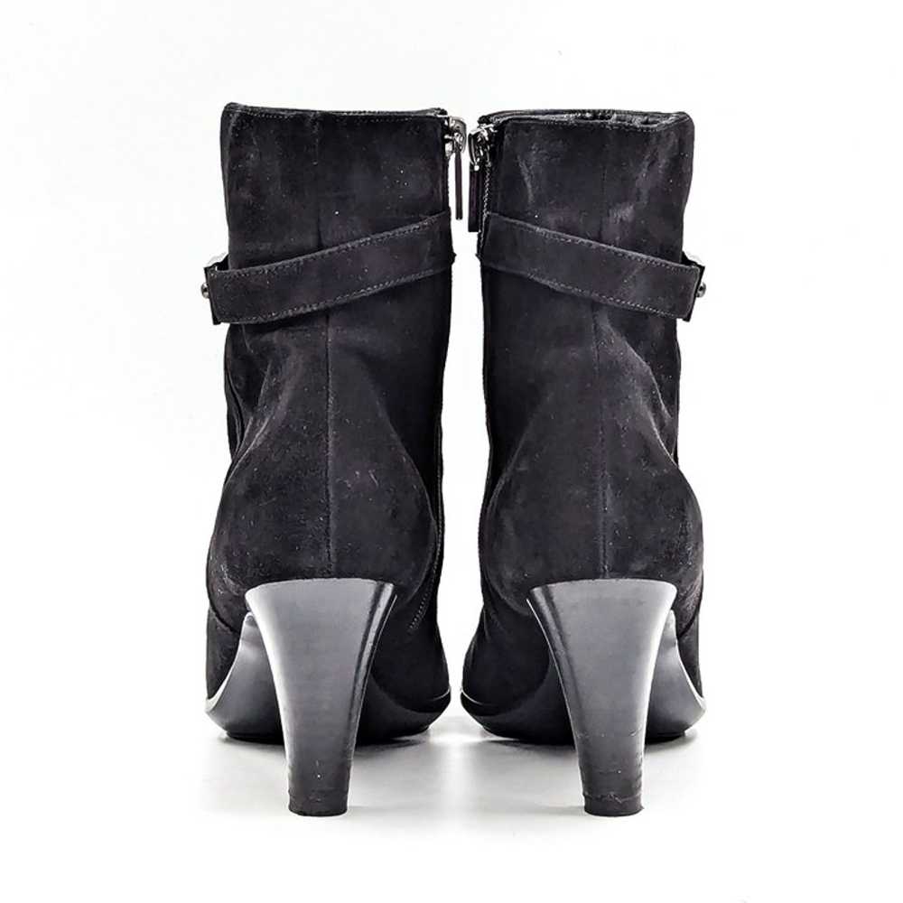 Aquatalia Danele Weatherproof Black Suede Dressy … - image 3