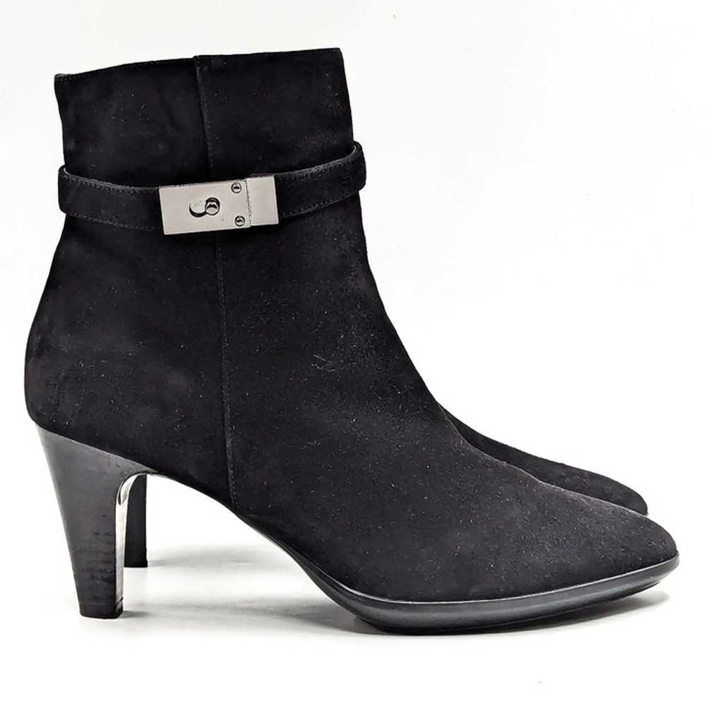 Aquatalia Danele Weatherproof Black Suede Dressy … - image 5