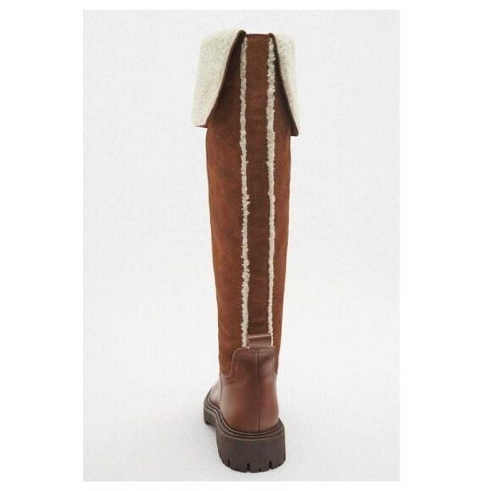 ZARA Over The Knee Boots with Fleece Trim - image 2