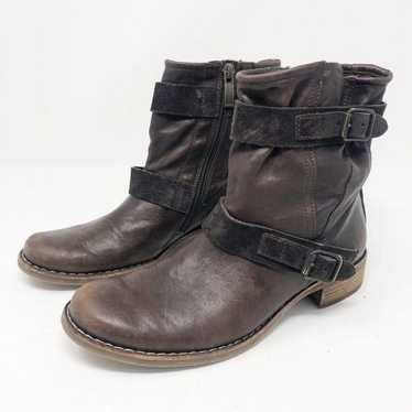 Paul Green Ally Brown Leather Boots 6