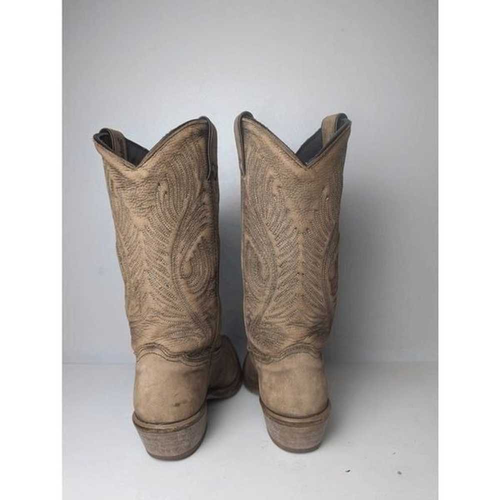 ABILENE Distressed Leather Western Boot Size 6M - image 5