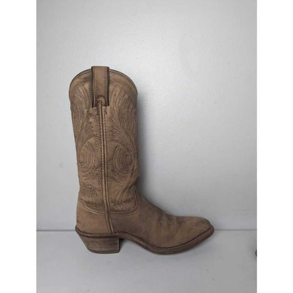 ABILENE Distressed Leather Western Boot Size 6M - image 7