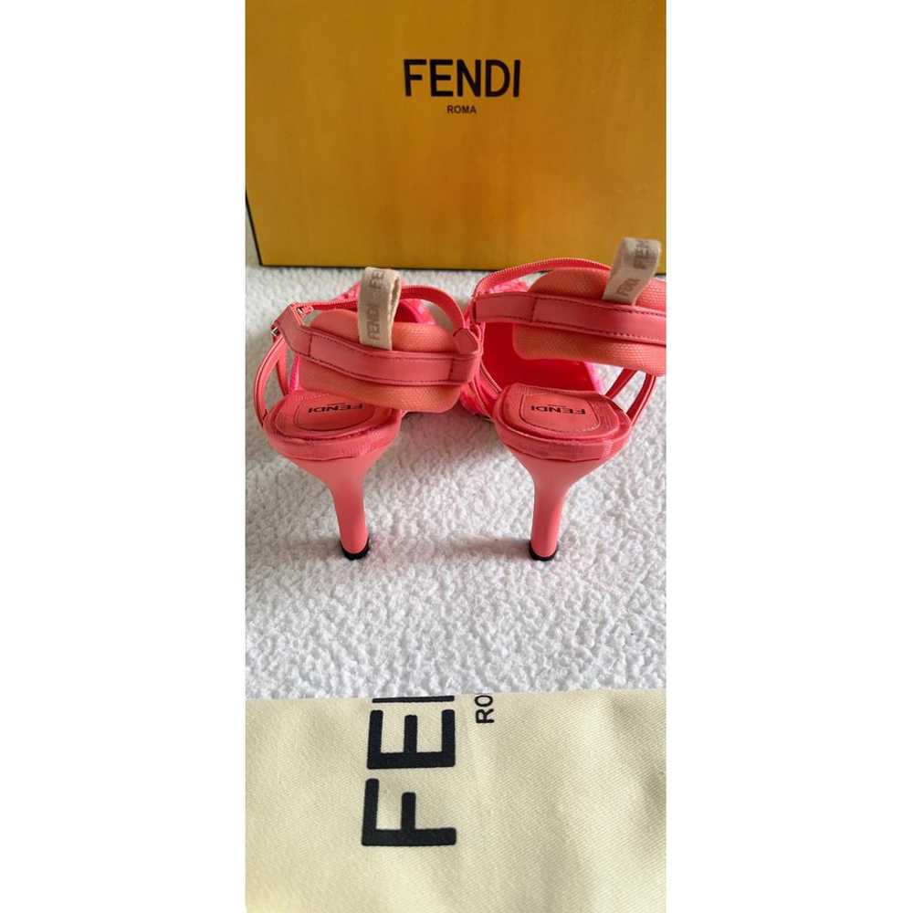 Fendi Colibri velvet heels - image 6