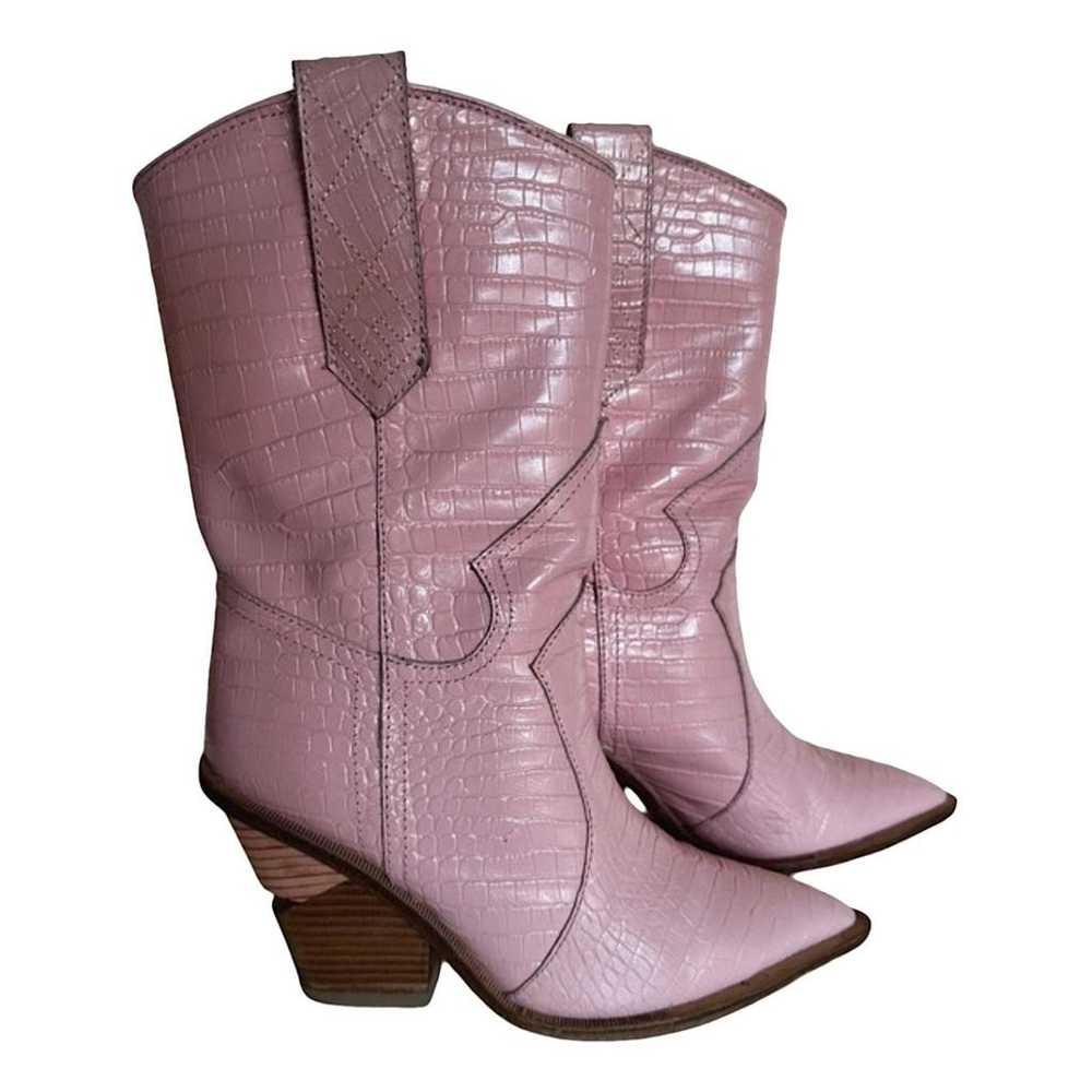 Fendi Cowboy leather ankle boots - image 1