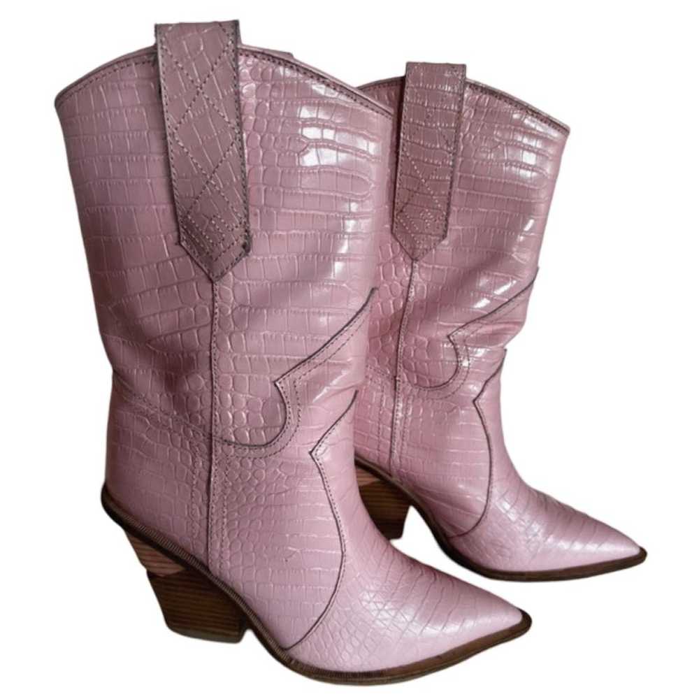 Fendi Cowboy leather ankle boots - image 3