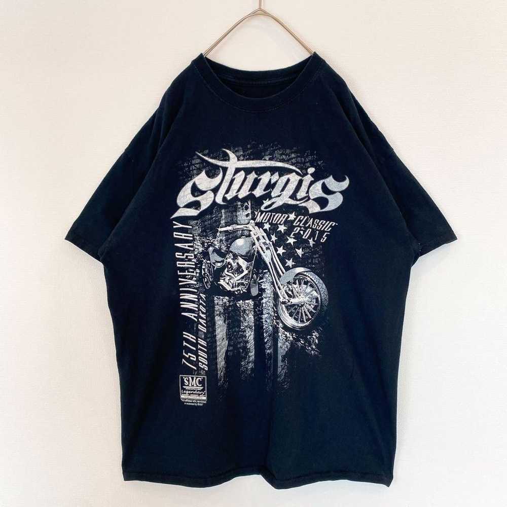 US vintage short-sleeve T-shirt with a big print … - image 2