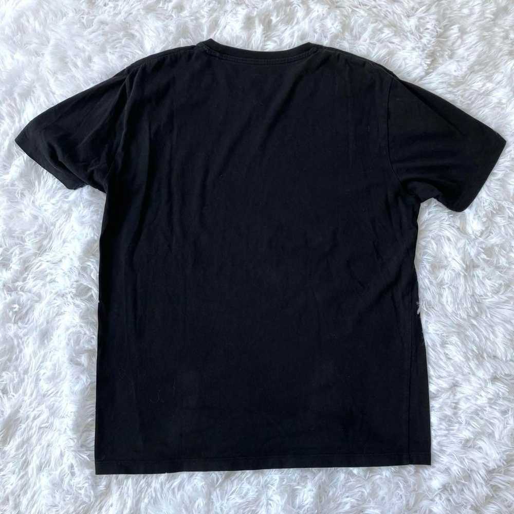 UNIQLO T-shirt Black Plain Crew Neck Men's 4145 - image 2