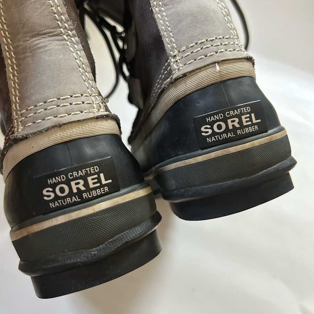 Sorel Women's Brown and Black Boots size 8.5 - image 8