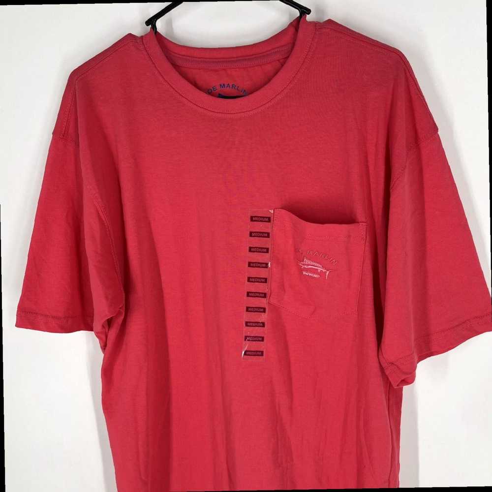 Pinko Joe Marlin Mens Coral Pink Unwind Pocket T … - image 2