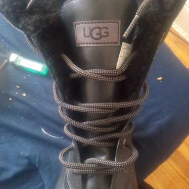 UGG Australia Black Leather Boots