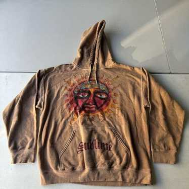 Band Tees × Sublime SUBLIME WASHED BROWN HOODIE S… - image 1