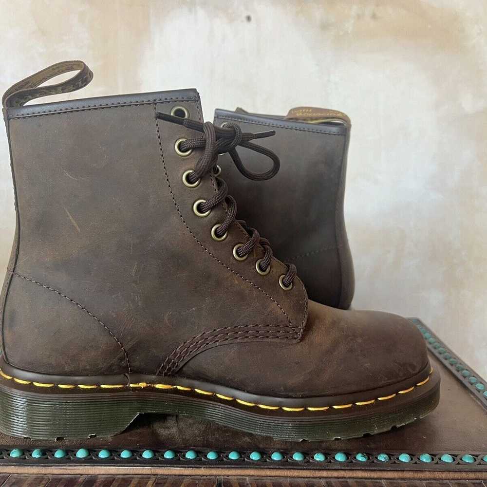 Dr. Martens Crazy Horse Brown Leather 1460 Womens… - image 10