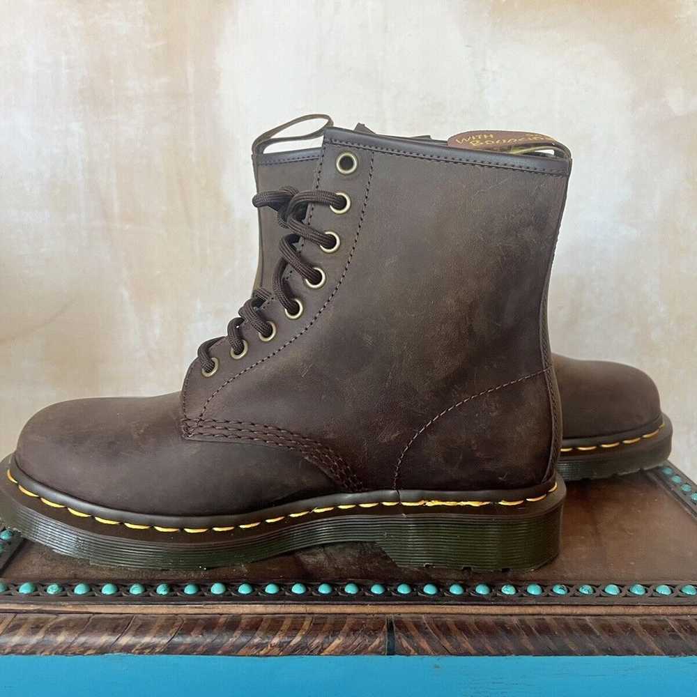 Dr. Martens Crazy Horse Brown Leather 1460 Womens… - image 7