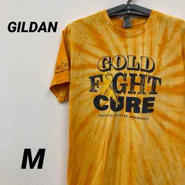 GILDAN short-sleeve tie-dye printed vintage T-shi… - image 1