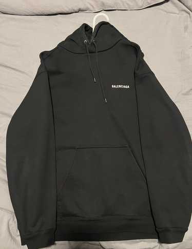 Balenciaga Balenciaga Logo Medium Fit Hoodie