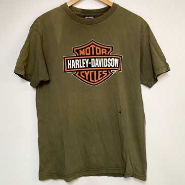 Harley Davidson Vintage Harley Davidson Shirt Gree