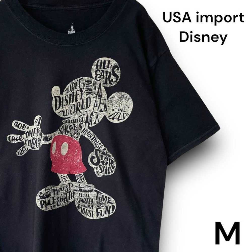 Vintage Disney Mickey T-shirt made in Haiti, Blac… - image 1