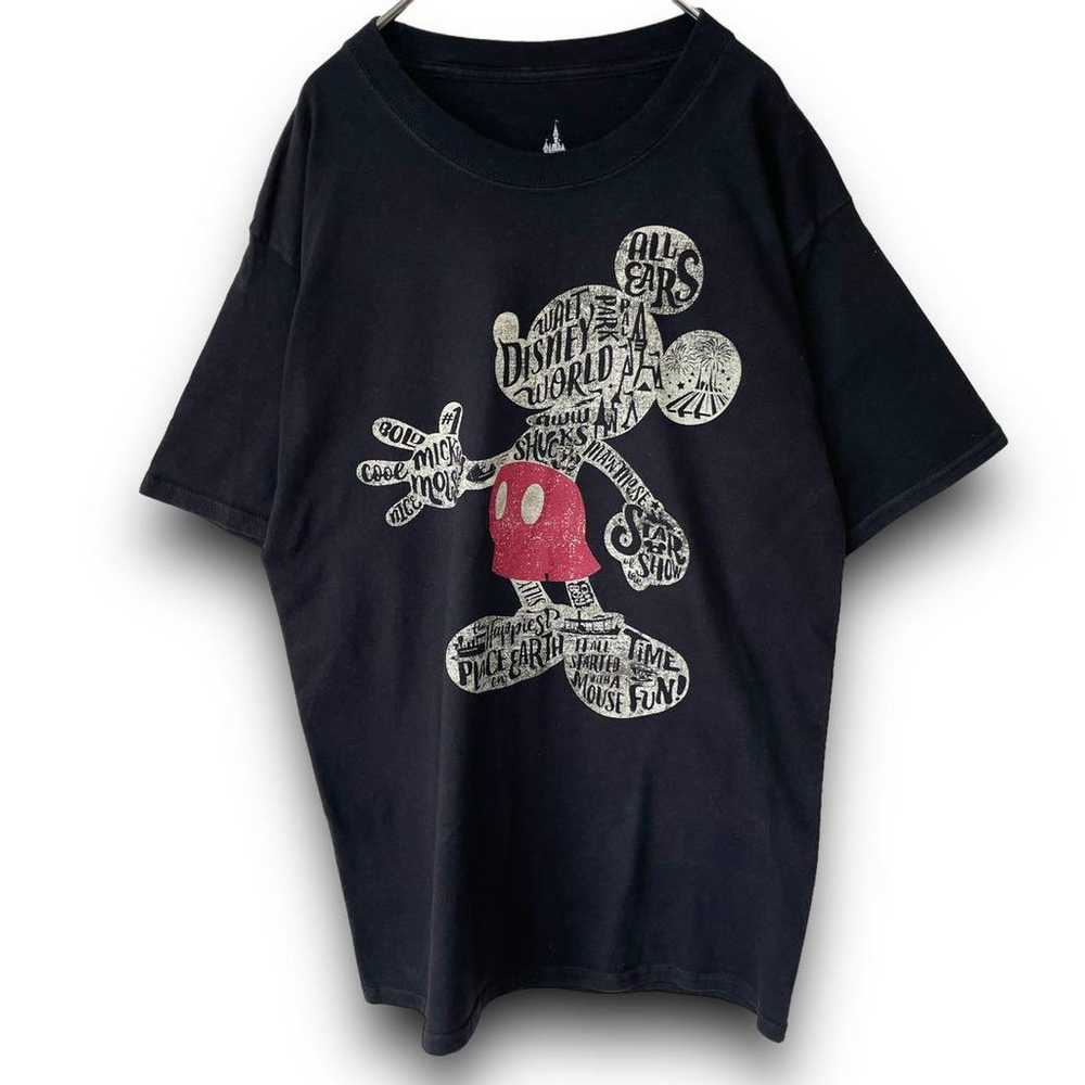 Vintage Disney Mickey T-shirt made in Haiti, Blac… - image 2