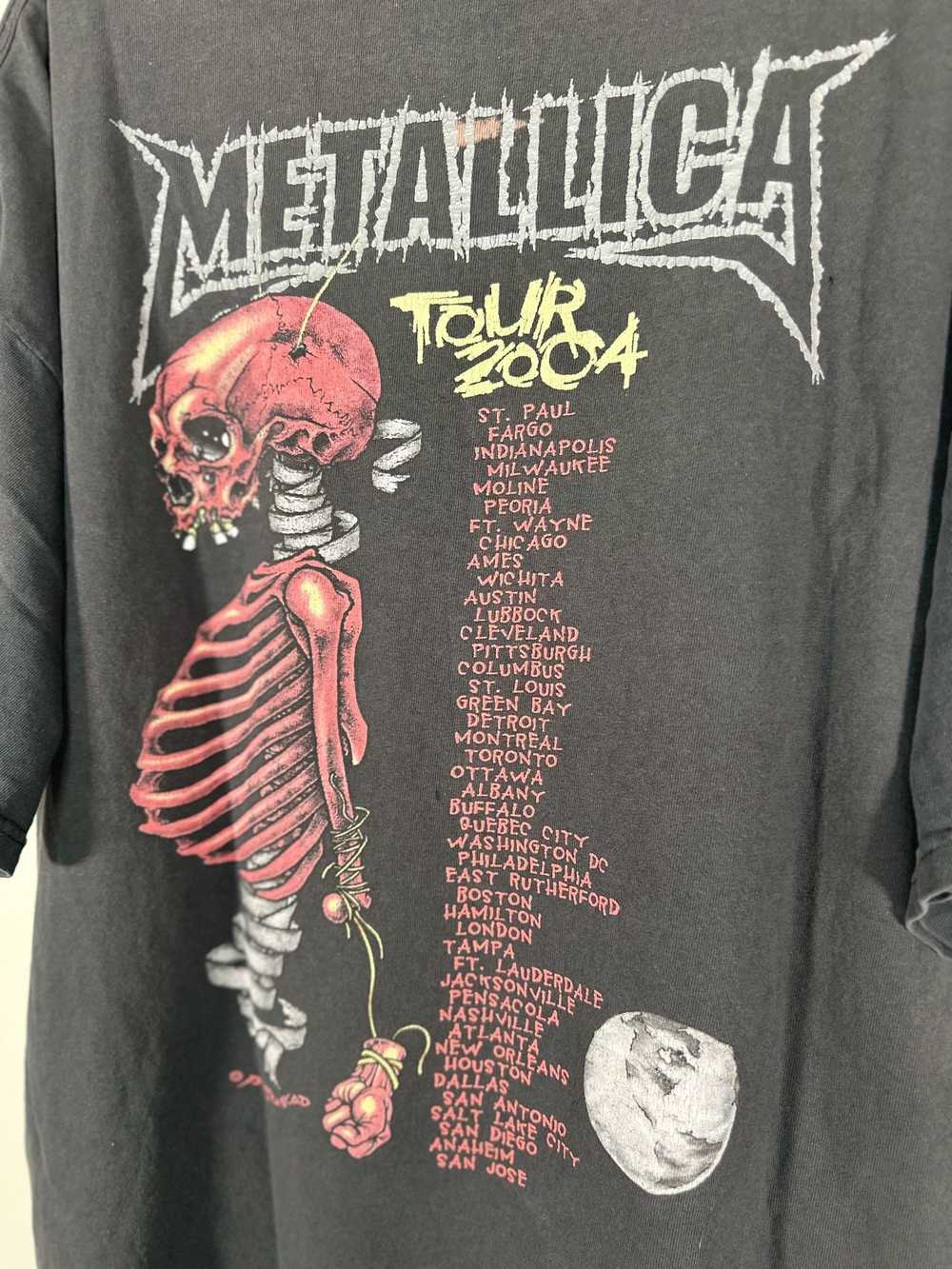 Band Tees × Metallica × Vintage VINTAGE 2004 META… - image 11