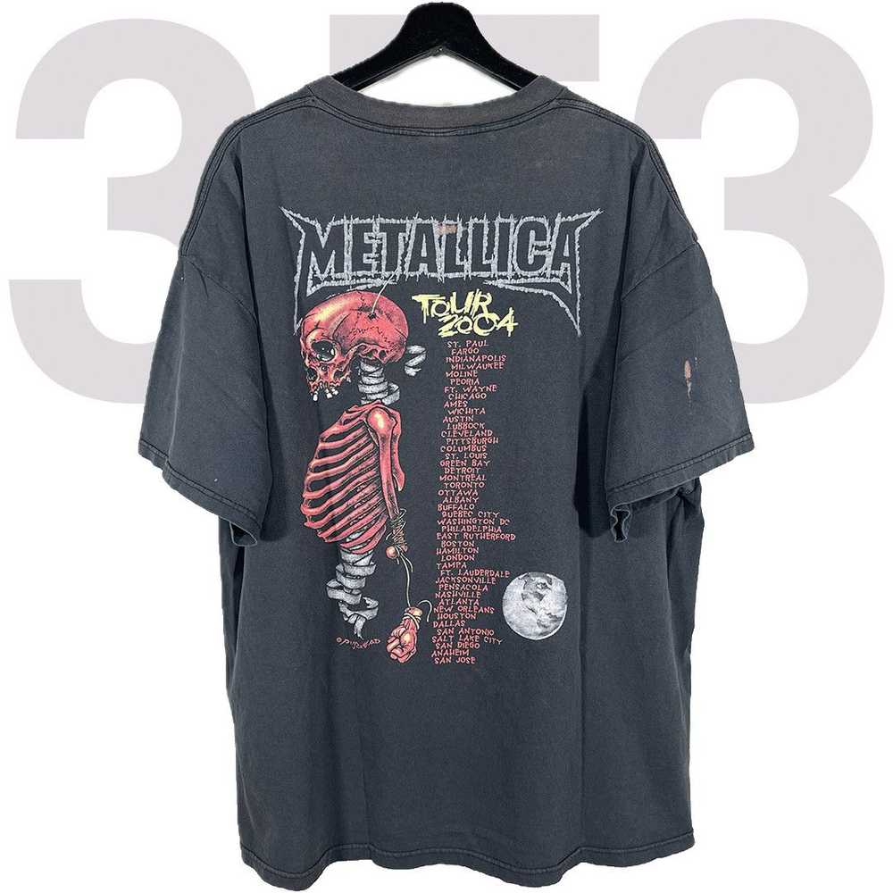 Band Tees × Metallica × Vintage VINTAGE 2004 META… - image 2