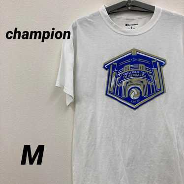 champion short-sleeve T-shirt with volleyball logo