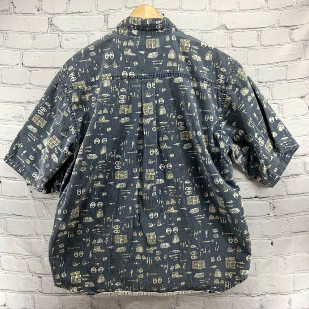 Vintage Great Northwest GNW Camp Shirt Button up … - image 3