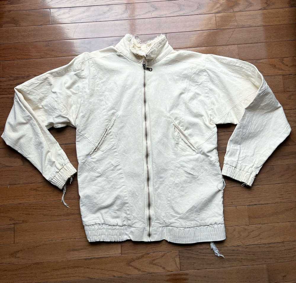 Camiel Fortgens RUNWAY SAMPLE raw hem track jacket - image 2