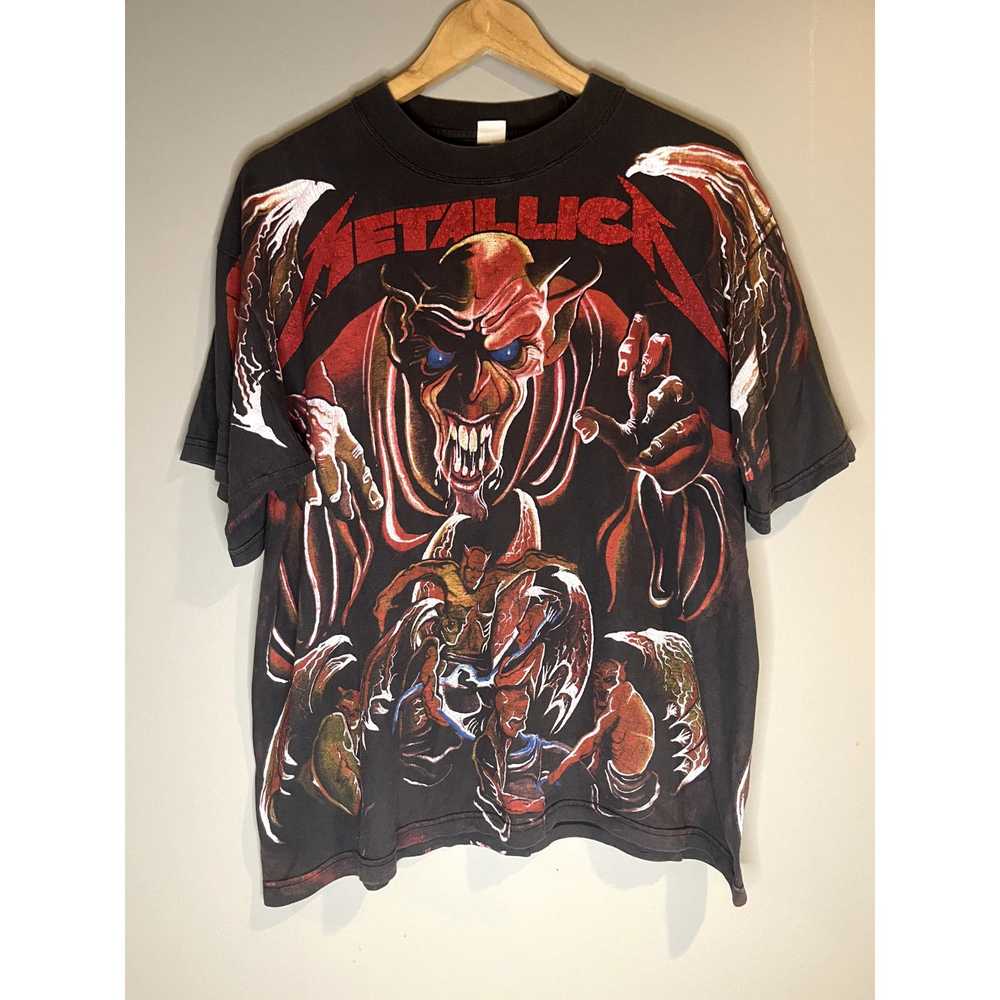 Metallica Vintage Metallica Demon All Over Print … - image 1