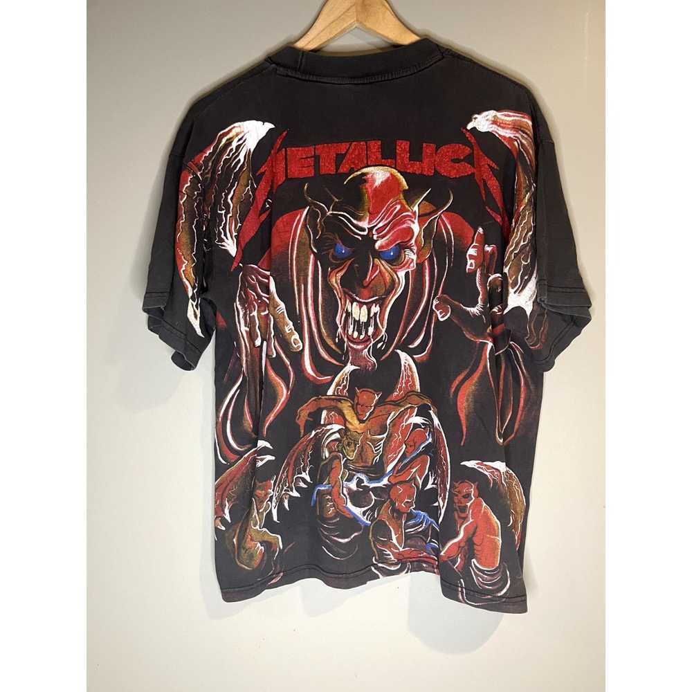 Metallica Vintage Metallica Demon All Over Print … - image 4