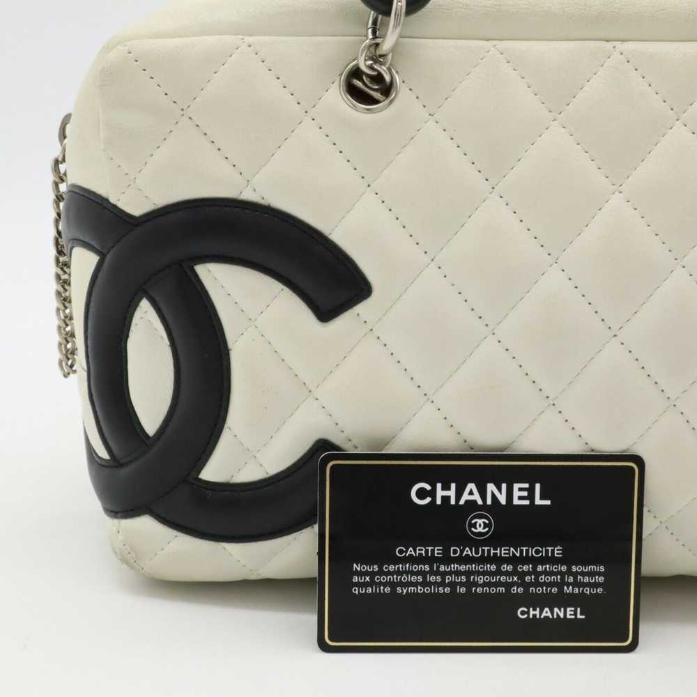 Chanel CHANEL Cambon Line Bag Bowling Shoulder Le… - image 10