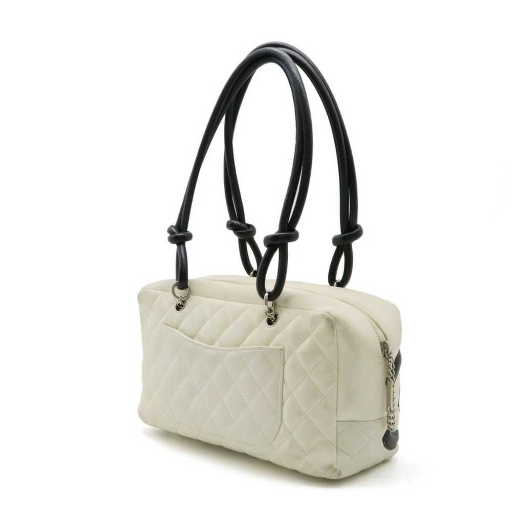 Chanel CHANEL Cambon Line Bag Bowling Shoulder Le… - image 3