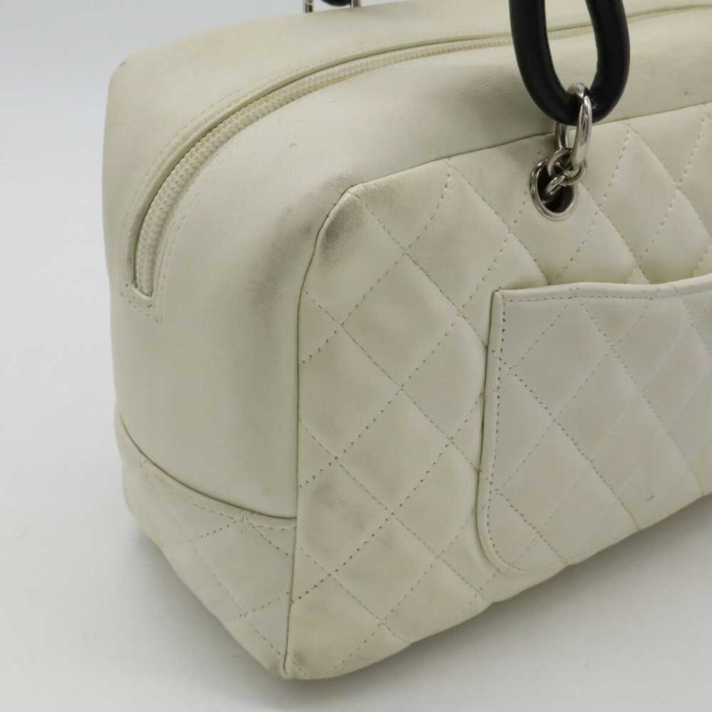 Chanel CHANEL Cambon Line Bag Bowling Shoulder Le… - image 6