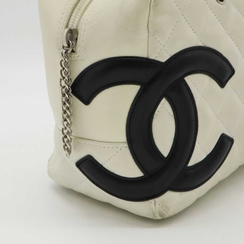 Chanel CHANEL Cambon Line Bag Bowling Shoulder Le… - image 7