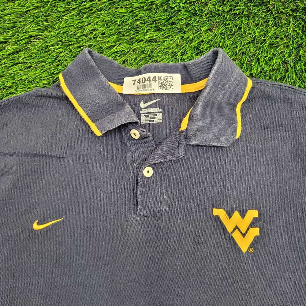 Nike NIKE West-Virginia Polo Shirt SIZE 2XL 25x29… - image 9