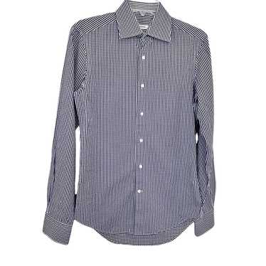 Valentino Valentino Tailored Fit Gingham Check Bu… - image 1