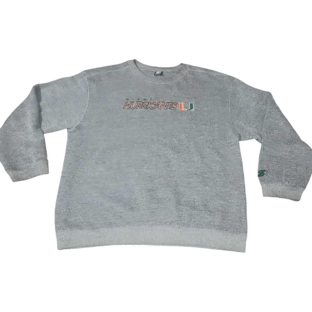 Starter Vintage Starter Miami Hurricanes Sweater … - image 1